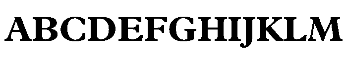 Linotype Devanagari Black Font UPPERCASE