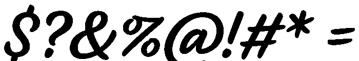 Linzer Bold Font OTHER CHARS