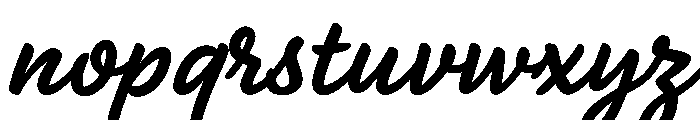 Linzer Bold Font LOWERCASE