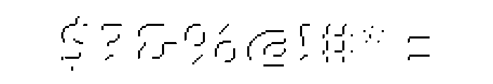 Littlebit Variable Extra Bold Font OTHER CHARS