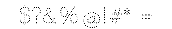Littlebit Variable Heavy Font OTHER CHARS