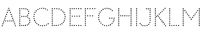 Littlebit Variable Heavy Font UPPERCASE