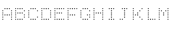 Littlebit Variable Light Font UPPERCASE