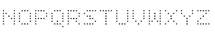 Littlebit Variable Light Font UPPERCASE