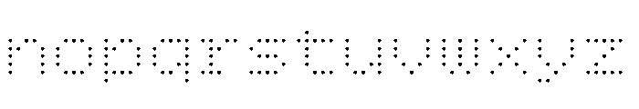 Littlebit Variable Light Font LOWERCASE
