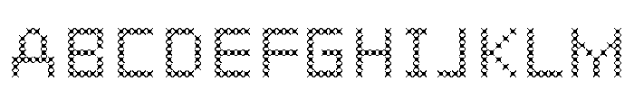 Littlebit Variable Medium Font UPPERCASE