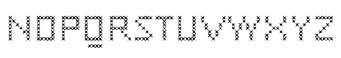 Littlebit Variable Medium Font UPPERCASE