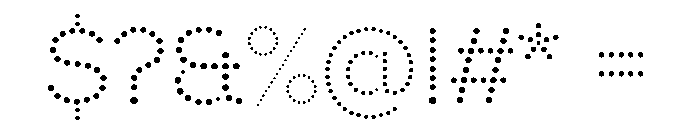 Littlebit Variable Regular Font OTHER CHARS