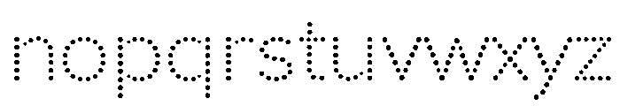 Littlebit Variable Regular Font LOWERCASE