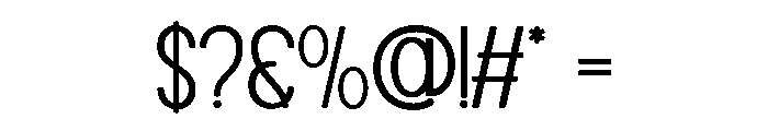 LINOVA-Regular Font OTHER CHARS