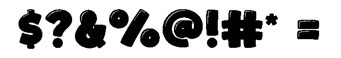 LION CRUNCH Font OTHER CHARS