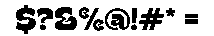 LIQUDE-Regular Font OTHER CHARS