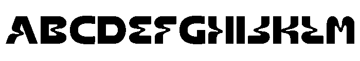 LIQUDE-Regular Font UPPERCASE