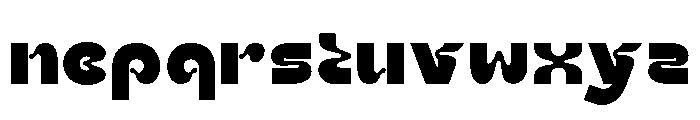 LIQUDE-Regular Font LOWERCASE
