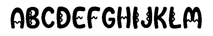 LIVE LIGHT Regular Font UPPERCASE