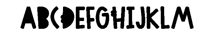 LIme Blossom CF Font UPPERCASE