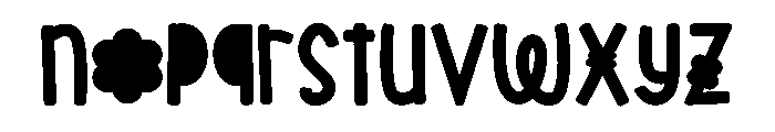 LIme Blossom CF Font LOWERCASE