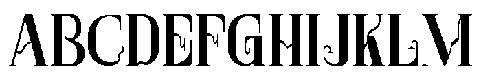 LiDia ForMal Serif Regular Font UPPERCASE