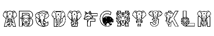 Liam Regular Font UPPERCASE