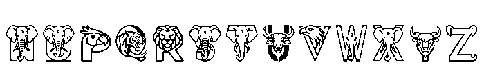 Liam Regular Font UPPERCASE