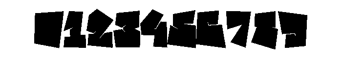 Lican Boxy Block Font OTHER CHARS