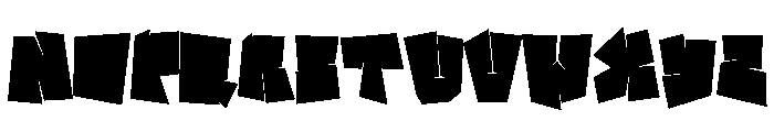 Lican Boxy Block Font LOWERCASE