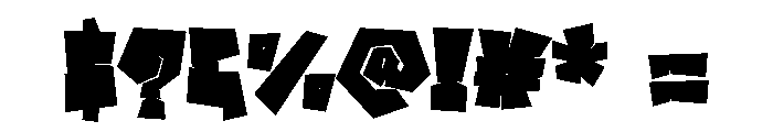 Lican Boxy Font OTHER CHARS