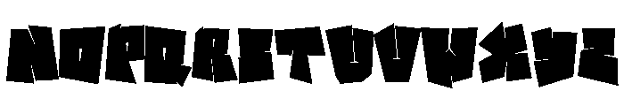 Lican Boxy Font LOWERCASE