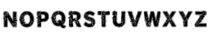 Lichen_crusted Regular Font LOWERCASE
