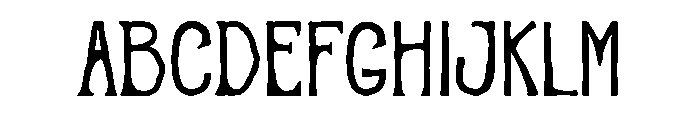 LidomnaRegular Font UPPERCASE