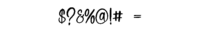 Lidyan Font OTHER CHARS