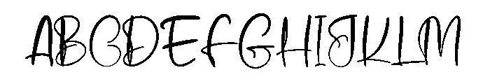 Lidyan Font UPPERCASE
