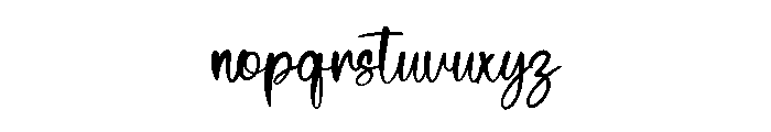Lidyan Font LOWERCASE