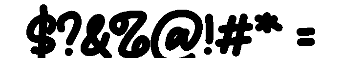 Life Time Font OTHER CHARS