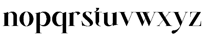Liftens Font LOWERCASE