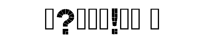 Ligature_heavy Regular Font OTHER CHARS