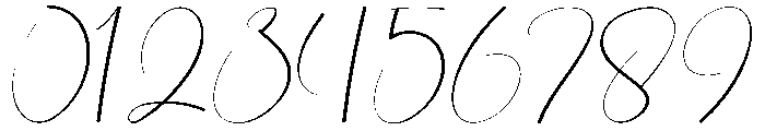 Ligature Font OTHER CHARS