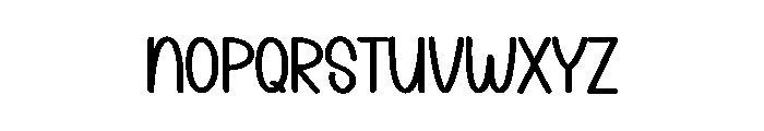 Light Christmas Font LOWERCASE