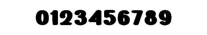 Light Heavy Font OTHER CHARS