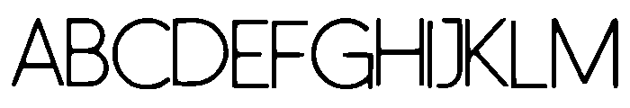 Light_Stee Font UPPERCASE