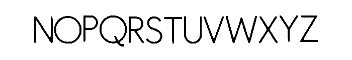 Light_Stee Font LOWERCASE