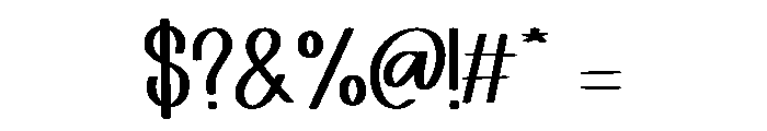 Light Touch Regular Font OTHER CHARS