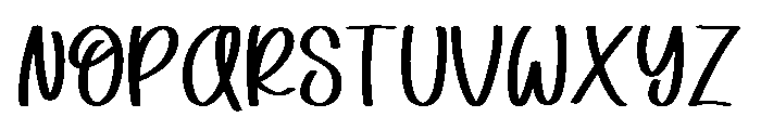 Light Touch Regular Font UPPERCASE