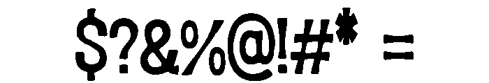 LightSlate Font OTHER CHARS