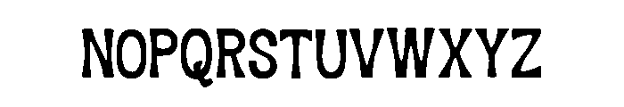 LightSlate Font LOWERCASE