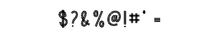Lighter Font OTHER CHARS