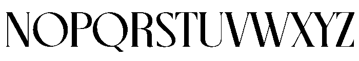 Lighting Regular Font UPPERCASE