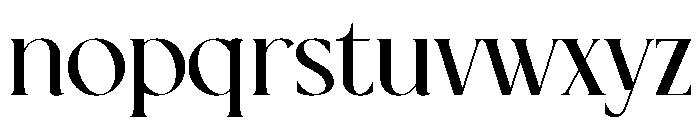 Lighting Regular Font LOWERCASE