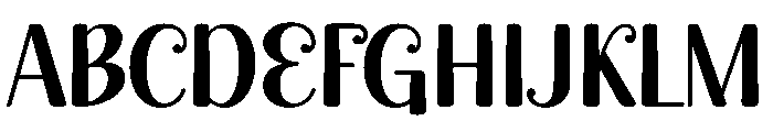 Lightly Crafted Regular Font UPPERCASE
