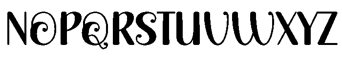 Lightly Crafted Regular Font UPPERCASE